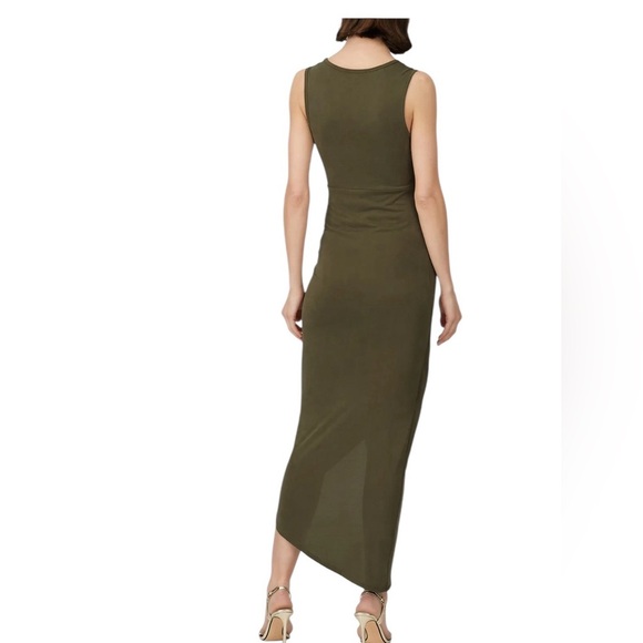 Slate & Willow Green Side Twist Maxi Tank Dress XL Modal Lightweight - Picture 6 of 9